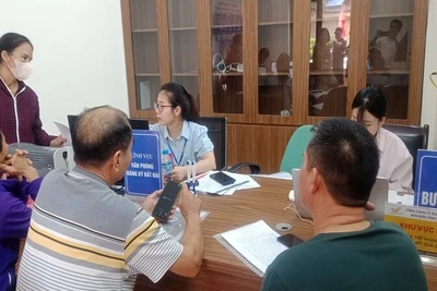 Thời gian vừa qua, Bưu điện tỉnh Thái Nguyên cử hơn 100 cán bộ tăng cường cho trung tâm phục vụ hành chính công cấp xã trên địa bàn tỉnh.