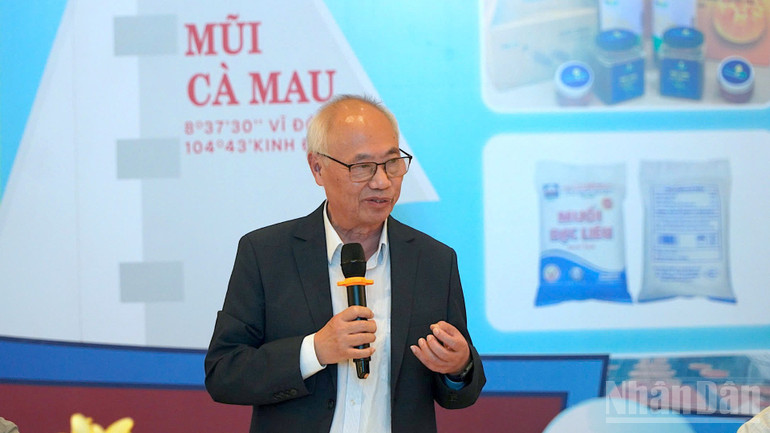 Chủ tịch Hiệp hội Du lịch Việt Nam Vũ Thế Bình, đề xuất các giải pháp để tỉnh Cà Mau phát triển du lịch. ndo_br_anh-9-3069.jpg