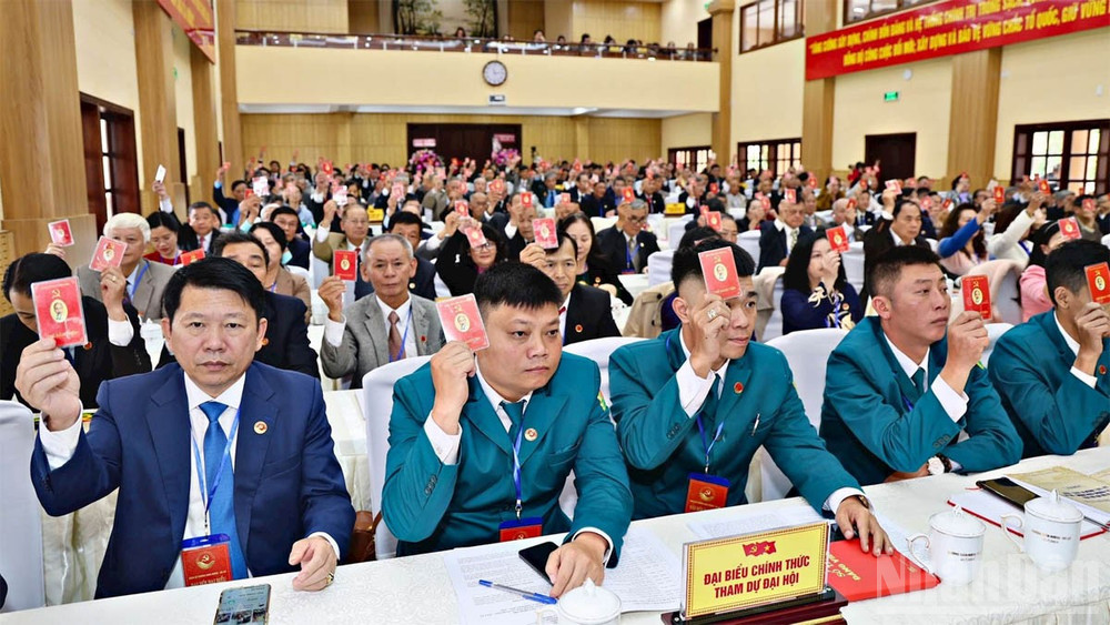 Các đại biểu dự Đại hội thể hiện tinh thần trách nhiệm cao, nghiêm túc, đoàn kết, dân chủ và thực hiện theo đúng nguyên tắc, nội quy, quy chế. ndo_br_19.jpg