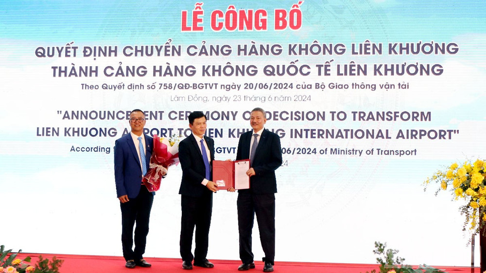 Cảng hàng không Liên Khương trở thành cảng hàng không quốc tế vào năm 2024. ndo_br_sb-1517.jpg