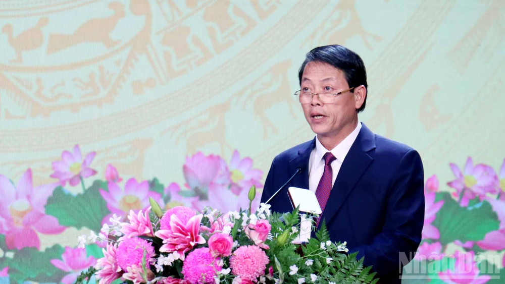 Đồng chí Nguyễn Hồng Pháp bày tỏ sự quyết tâm và tinh thần trách nhiệm trước một giai đoạn phát triển mới. ndo_br_18.jpg
