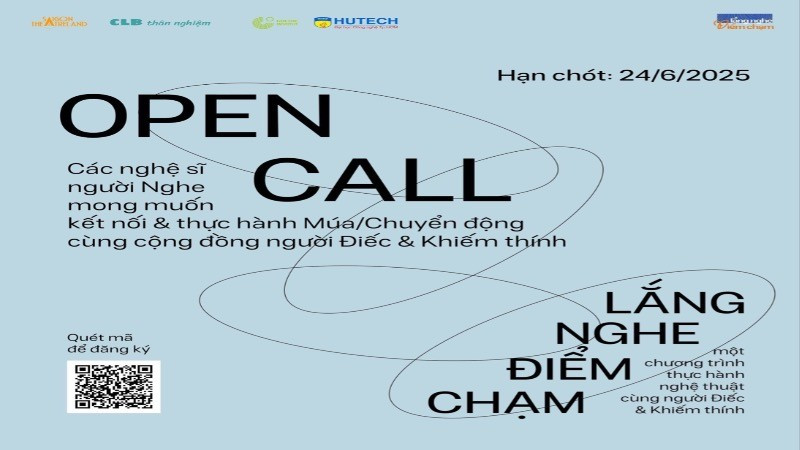 Lắng nghe điểm chạm-sáng kiến đồng sáng tạo nghệ thuật cùng cộng đồng người điếc. 