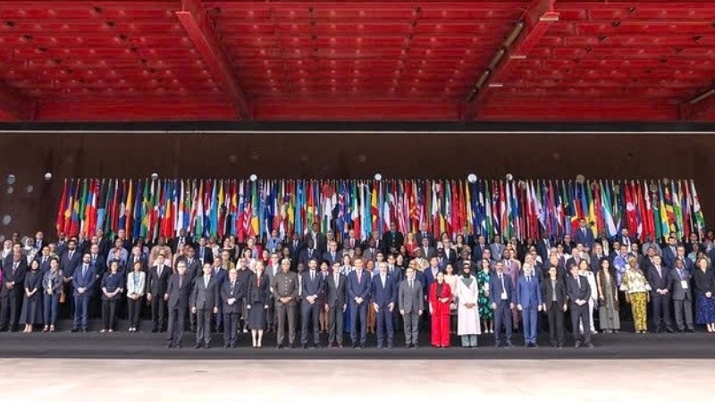 Hội nghị thế giới về Chính sách văn hóa và Phát triển bền vững (MONDIACULT 2025) diễn ra tại thành phố Barcelona (Tây Ban Nha). (Ảnh: Cục HTQT)