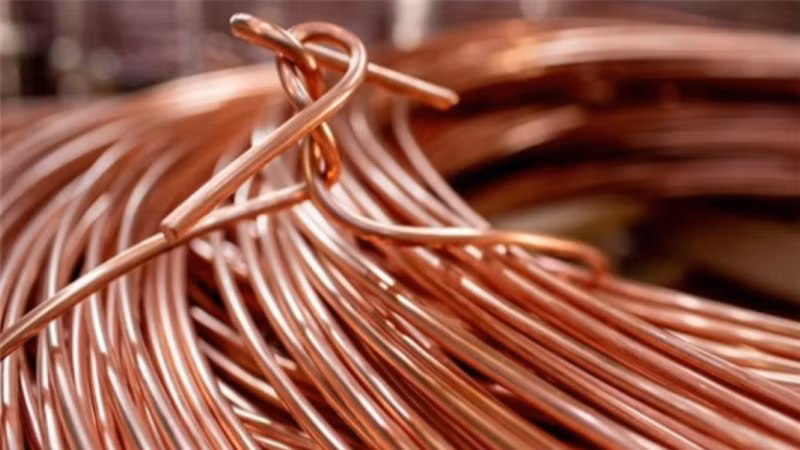 Giá đồng COMEX tăng vọt hơn 13%. (Ảnh minh họa: TTXVN)