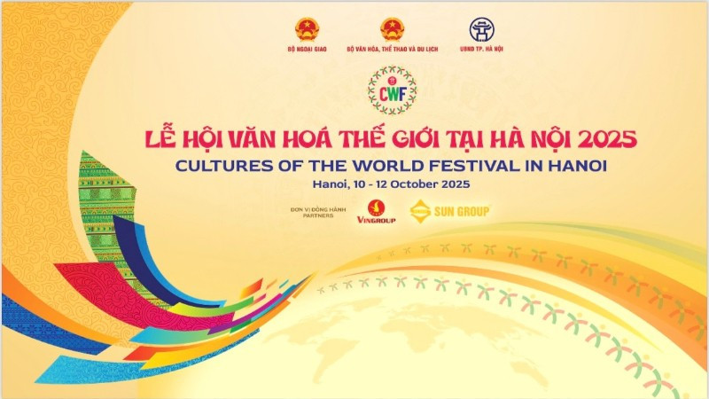 Lễ hội Văn hóa thế giới tại Hà Nội 2025 khai mạc tối 10/10 tại Khu di tích Trung tâm Hoàng thành Thăng Long. 