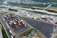 Cửa khẩu đường bộ số II Kim Thành, tỉnh Lào Cai.