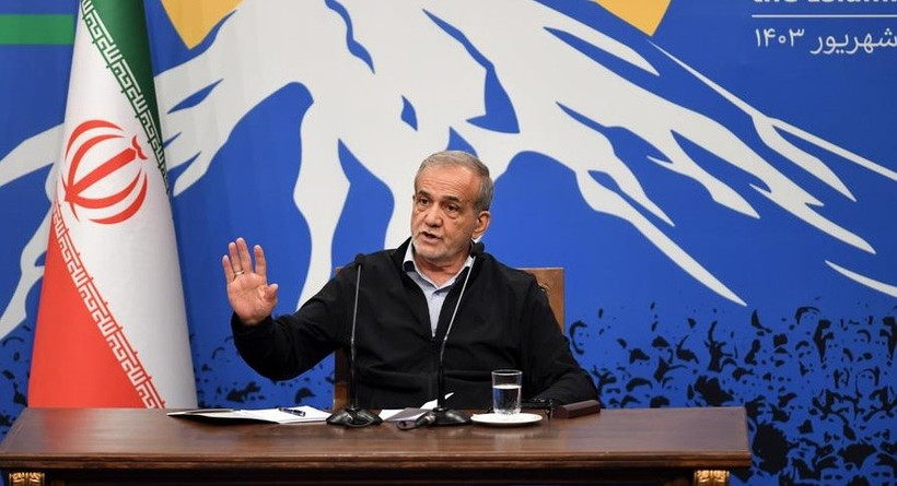 Tổng thống Iran Masoud Pezeshkian. (Ảnh: Tân Hoa xã)