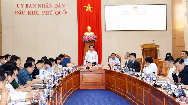  Quang cảnh cuộc họp. (Ảnh: PHƯƠNG VŨ)