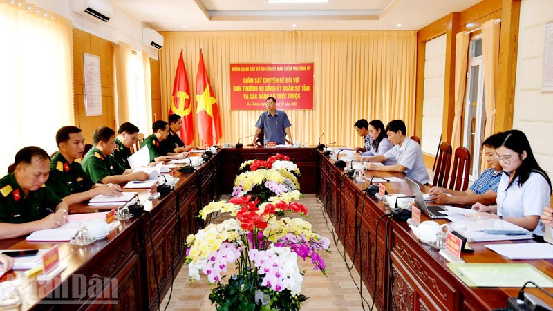 Quang cảnh buổi giám sát.