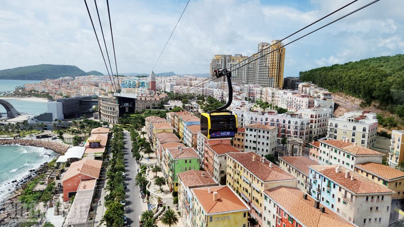 Cáp treo Hòn Thơm, đặc khu Phú Quốc.