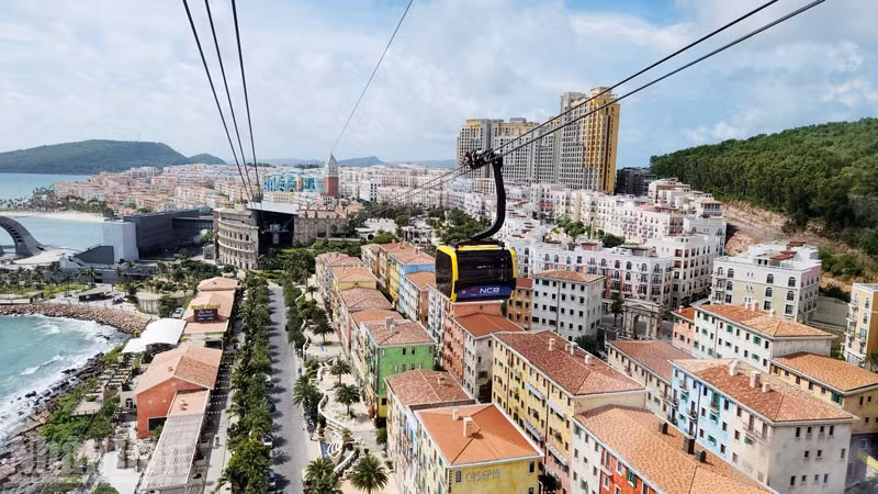 Cáp treo Hòn Thơm, đặc khu Phú Quốc.