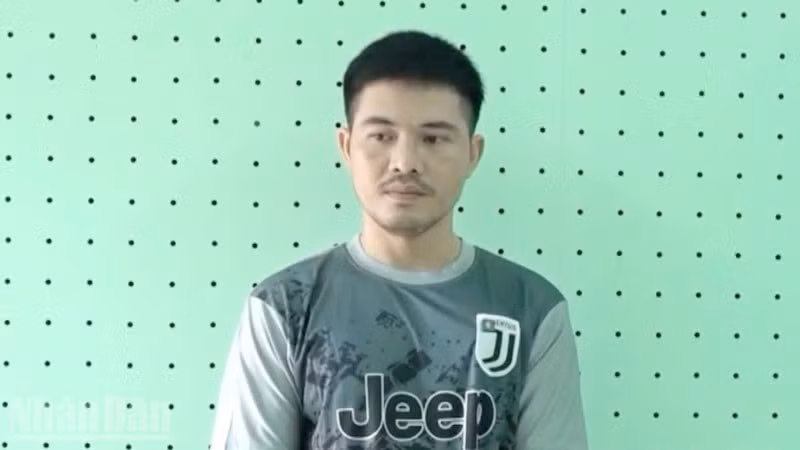 Bị can Hồ Văn Đức.