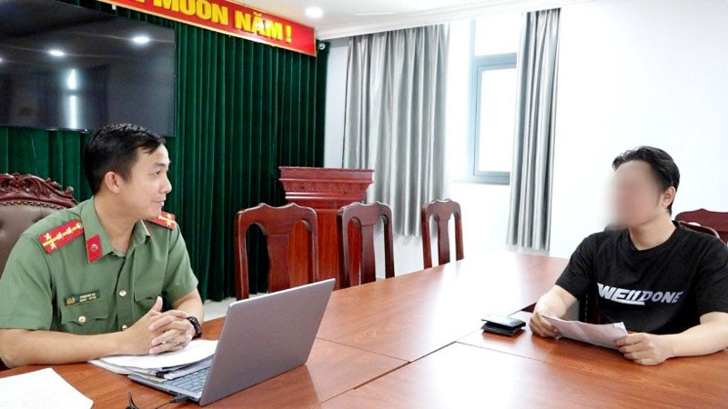 Đối tượng L.V.L làm việc tại cơ quan Công an.