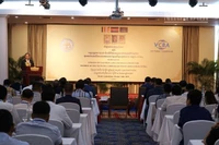 Hội thảo “Cập nhật luật và văn bản quy phạm pháp luật về thuế và nghĩa vụ thuế đến các hội viên Hiệp hội Doanh nghiệp Việt Nam-Campuchia (VCBA). (Ảnh: ĐINH TRƯỜNG)