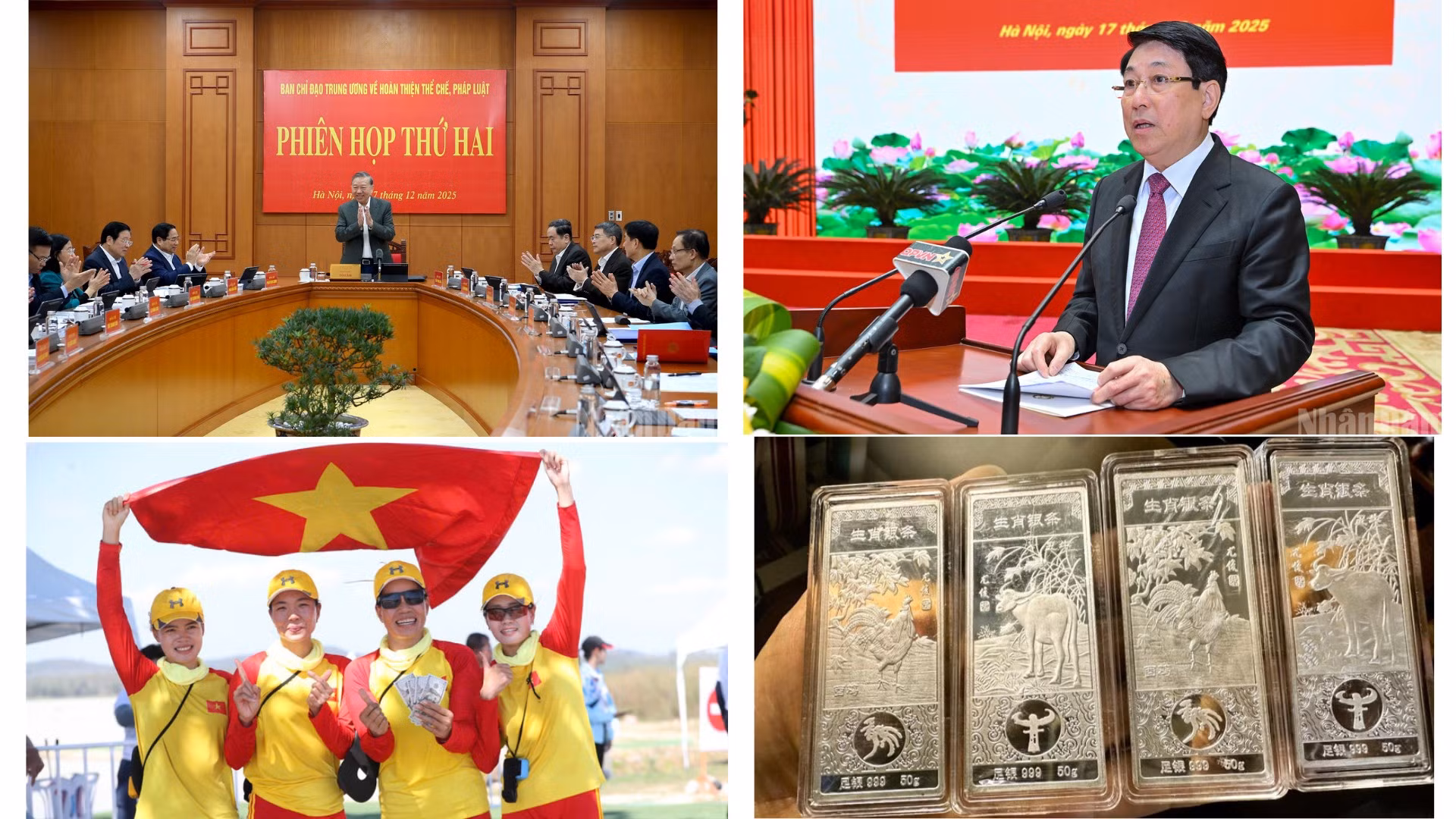 Tin nổi bật ngày 17/12: Ban Chỉ đạo Trung ương về hoàn thiện thể chế, pháp luật họp phiên thứ hai, Việt Nam sắp có “siêu dự án” sân bay Gia Bình đẳng cấp top 10 thế giới
