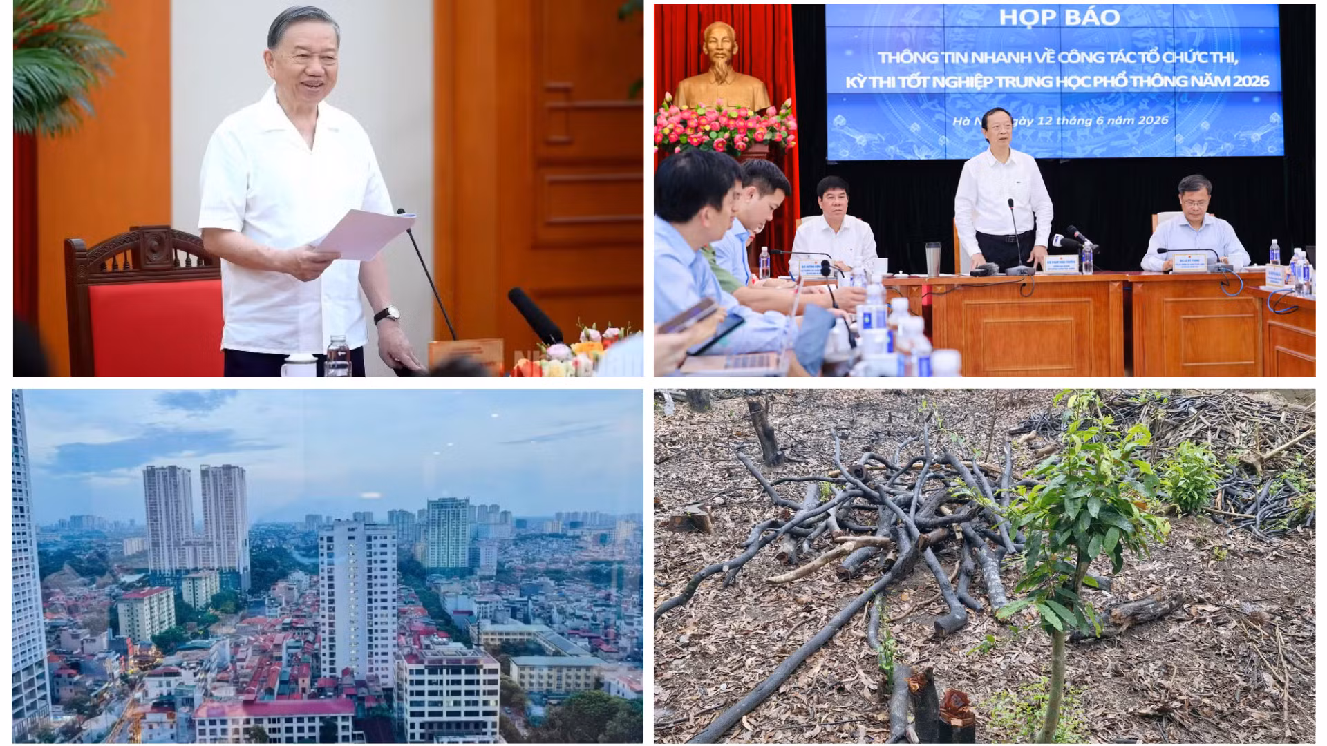 Tin nổi bật ngày 12/6: Kết luận của Tổng Bí thư, Chủ tịch nước Tô Lâm tại buổi làm việc với Ban Tổ chức Trung ương; Nhiều hội đồng thi sử dụng thiết bị phòng chống gian lận bằng công nghệ cao