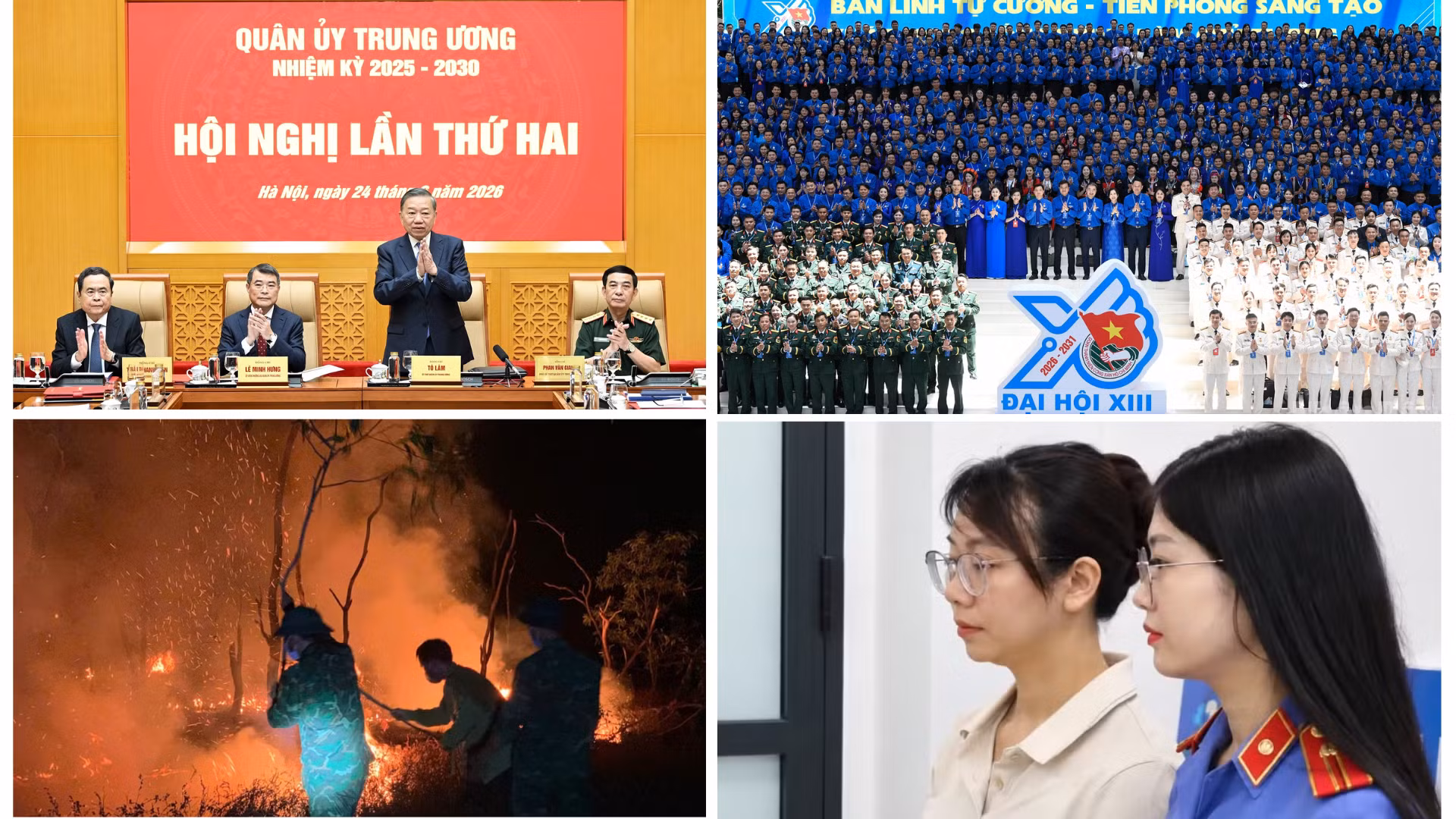 Tin nổi bật ngày 24/6: Hội nghị lần thứ hai Quân ủy Trung ương nhiệm kỳ 2025-2030; Tổng Bí thư, Chủ tịch nước Tô Lâm dự Hội nghị Đảng ủy Công an Trung ương