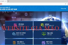 Trang web giả mạo bhxh[.]co có giao diện tương tự trang chính thức của Bảo hiểm xã hội Việt Nam.