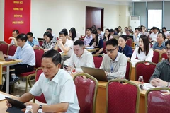 Các đại biểu dự hội nghị tập huấn. (Ảnh Moha)