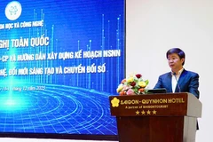 Thứ trưởng Bùi Hoàng Phương phát biểu tại hội nghị.