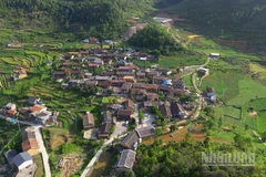 Làng Lô Lô Chải, Tuyên Quang. (Ảnh NGUYÊN-HÀO)