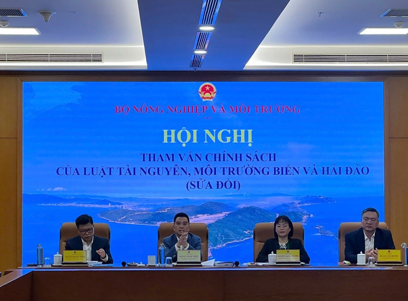 Hội nghị tham vấn chính sách của dự án Luật Tài nguyên, môi trường biển và hải đảo (sửa đổi).