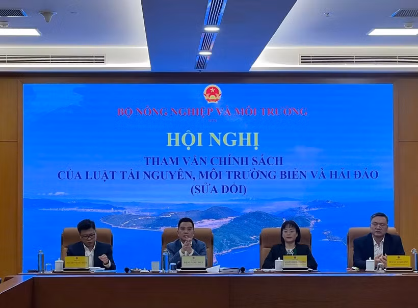 Hội nghị tham vấn chính sách của dự án Luật Tài nguyên, môi trường biển và hải đảo (sửa đổi).