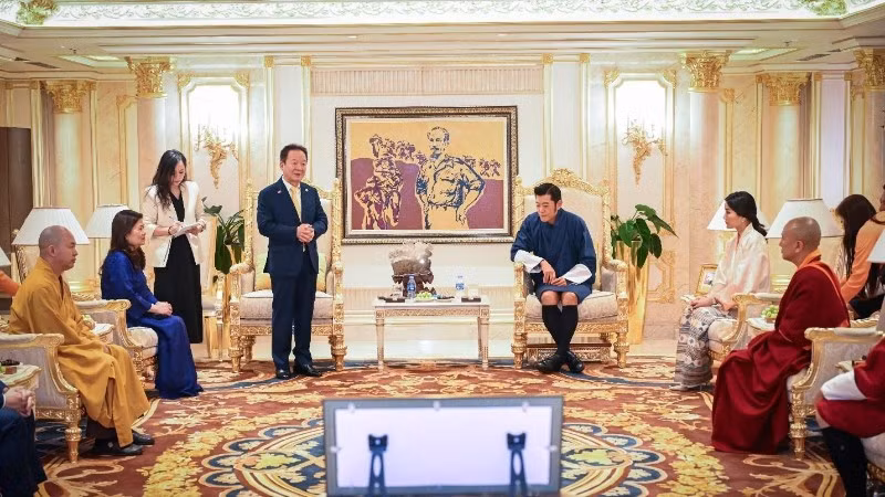 Nhà sáng lập, Chủ tịch Điều hành T&T Group Đỗ Quang Hiển bày tỏ mong muốn hợp tác với Bhutan.