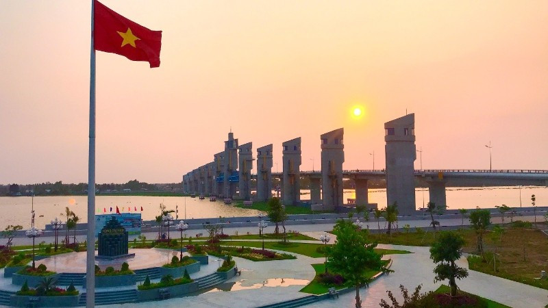 Công trình thủy lợi Cái Lớn-Cái Bé phát huy hiệu quả rõ rệt trong việc kiểm soát mặn, giữ ngọt và phục vụ sản xuất bền vững tại khu vực Đồng bằng sông Cửu Long.