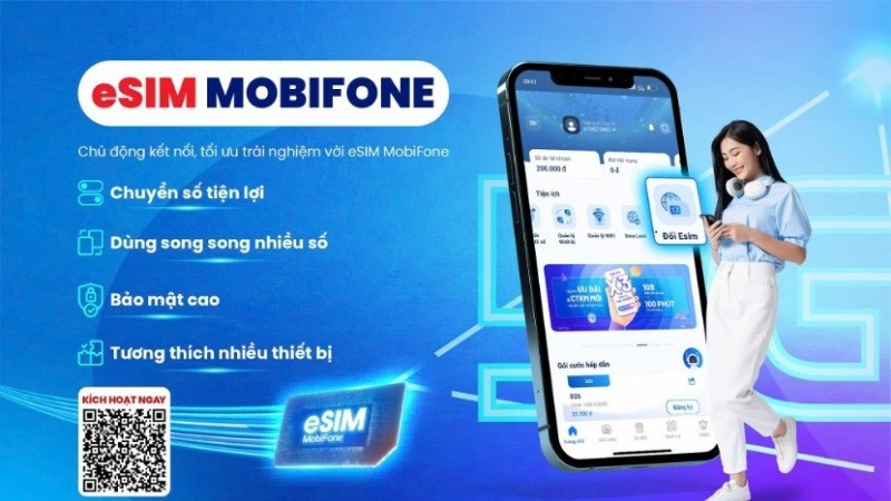 eSIM MobiFone được nhiều khách hàng đánh giá cao nhờ khả năng bảo vệ dữ liệu vượt trội.