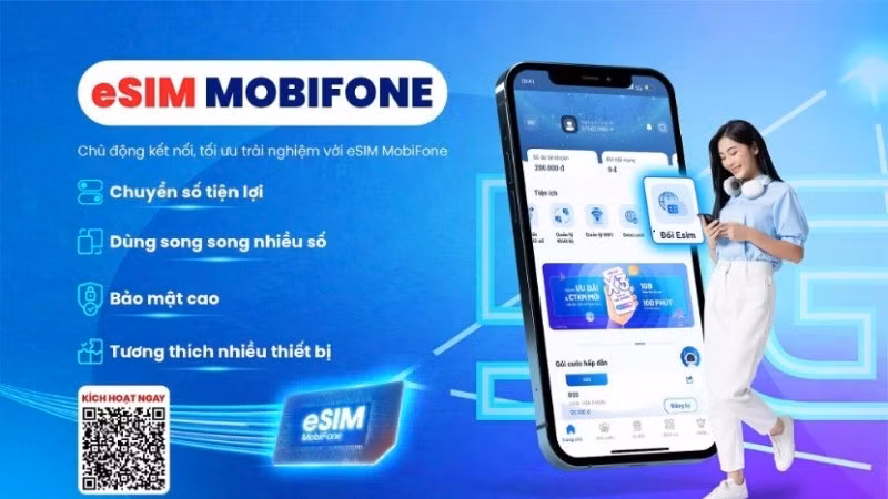 eSIM MobiFone được nhiều khách hàng đánh giá cao nhờ khả năng bảo vệ dữ liệu vượt trội.