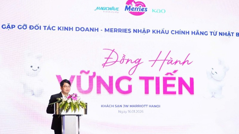 Ông Đặng Việt Bách, Chủ tịch Hội đồng quản trị Magicwave chia sẻ, việc hợp tác với Kao Corporation để phân phối dòng sản phẩm Merries là minh chứng cho cam kết mang những sản phẩm chất lượng chuẩn quốc tế đến với gia đình Việt.
