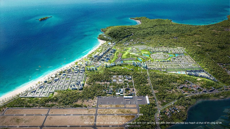 CaraWorld là đại đô thị biển đầu tiên tại Việt Nam có vị trí liền kề sân bay và cảng quốc tế.