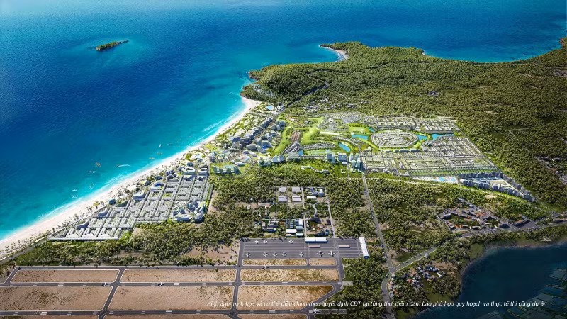 CaraWorld là đại đô thị biển đầu tiên tại Việt Nam có vị trí liền kề sân bay và cảng quốc tế.
