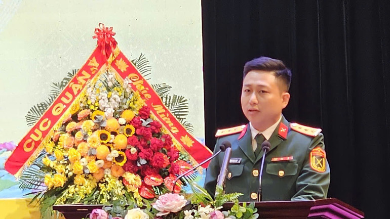 Đại diện thế hệ trẻ phát biểu tại lễ kỷ niệm. 4.jpg