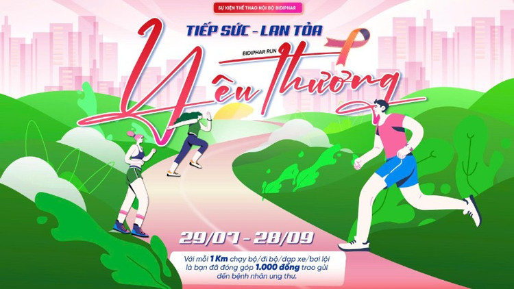 Giải đấu không đơn thuần là một cuộc thi thể thao, mà là nơi từng bước chân trở thành nhịp đập yêu thương.