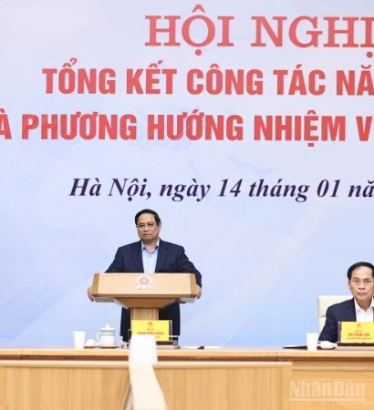 Thủ tướng Phạm Minh Chính phát biểu chỉ đạo tại hội nghị.