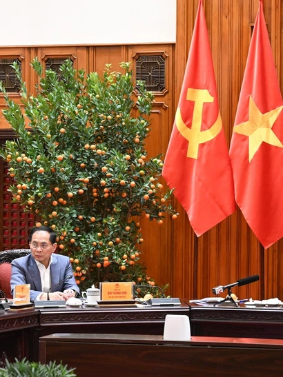 Thủ tướng Phạm Minh Chính phát biểu tại Phiên họp lần thứ năm của Ban Chỉ đạo xây dựng nhà máy điện hạt nhân.