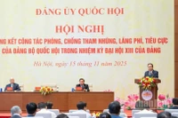 Quang cảnh hội nghị tại Nhà Quốc hội. (Ảnh: DUY LINH)