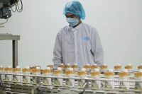 Chế biến sản phẩm từ nông sản tại Công ty cổ phần công nghiệp thực phẩm Thabico Tiền Giang.
