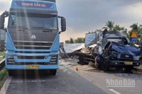 Một vụ tai nạn giao thông trên cao tốc Trung Lương-Mỹ Thuận.