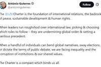 [Video] Tổng Thư ký Liên hợp quốc: "Vấn đề toàn cầu không thể do một cường quốc quyết định"