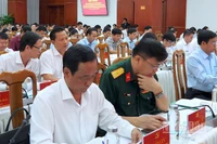 Đại biểu tham dự hội nghị tổng kết 8 năm thực hiện Nghị quyết số 18-NQ/TW của Ban Chấp hành Trung ương.