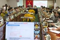 Quang cảnh buổi tập huấn. 