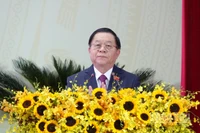 Đồng chí Nguyễn Trọng Nghĩa phát biểu chỉ đạo tại đại hội.