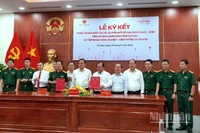 Lễ ký kết giữa hợp tác giữa Ủy ban nhân dân tỉnh Cà Mau và Tập đoàn Viettel vào chiều 20/8.