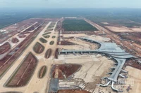 Sân bay Long Thành được xây dựng tại xã Long Thành, tỉnh Đồng Nai với diện tích hơn 5.000ha.