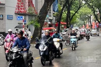 Khu vực Hà Nội mưa rào rải rác, từ đêm 9-10/3 trời chuyển rét. (Ảnh minh họa: Đ.T)