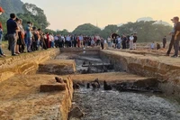 Khai quật khảo cổ tại Hoa Lư-Ninh Bình.