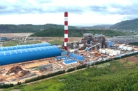 Nhà máy nhiệt điện Quảng Trạch I nhìn từ trên cao.